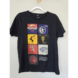 Game of Thrones House Sigils Tee Size S – HBO 2019 Graphic Shirt Unisex